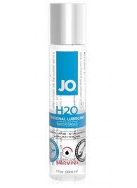 Возбуждающий лубрикант на водной основе JO Personal Lubricant H2O Warming - 30 мл. - System JO - купить с доставкой в Челябинске