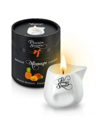 Массажная свеча с ароматом манго и ананаса Bougie de Massage Ananas Mangue - 80 мл. - Plaisir Secret - купить с доставкой в Челябинске
