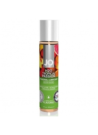 Смазка с ароматом тропических фруктов JO Flavored Tropical Passion - 30 мл. - System JO - купить с доставкой в Челябинске