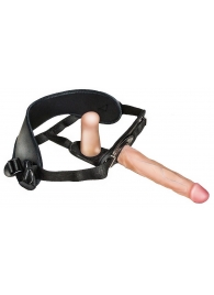 Женский страпон с вагинальной пробкой Woman Strap - 18 см. - LOVETOY (А-Полимер) - купить с доставкой в Челябинске