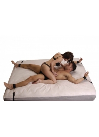 Бондаж для фиксации на кровати Frisky Bedroom Restraint Kit - XR Brands - купить с доставкой в Челябинске