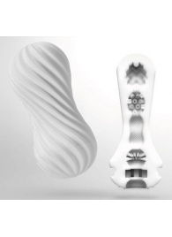 Мастурбатор FLEX Silky White с мягким рельефом - Tenga - в Челябинске купить с доставкой