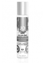 Массажный гель ALL-IN-ONE Massage Oil Sensual нейтральный - 30 мл. - System JO - купить с доставкой в Челябинске