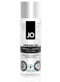 Охлаждающий лубрикант на силиконовой основе JO Personal Premium Lubricant Cooling - 60 мл. - System JO - купить с доставкой в Челябинске