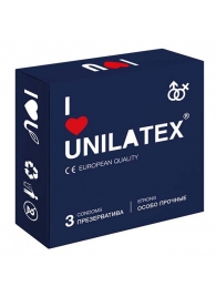 Ультрапрочные презервативы Unilatex Extra Strong - 3 шт. - Unilatex - купить с доставкой в Челябинске