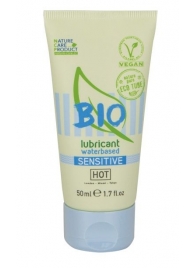 Органический лубрикант для чувствительной кожи Bio Sensitive - 50 мл. - HOT - купить с доставкой в Челябинске