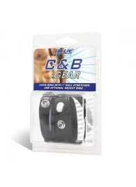 Утяжка для мошонки и пениса Cock Ring With 1  Ball Stretcher And Optional Weight Ring - BlueLine - купить с доставкой в Челябинске