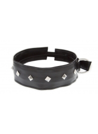 Полиуретановый ошейник с пуклями Collar with Studs - Blush Novelties - купить с доставкой в Челябинске