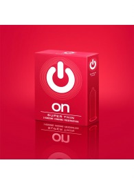 Супертонкие презервативы ON) Super Thin - 3 шт. - ON) - купить с доставкой в Челябинске