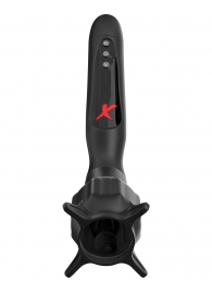 Чёрный вибростимулятор для головки члена с эффектом всасывания Vibrating Roto-Sucker - Pipedream - в Челябинске купить с доставкой