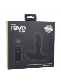 Чёрный перезаряжаемый массажёр предстательной железы NEXUS Revo Slim - Nexus Range - в Челябинске купить с доставкой