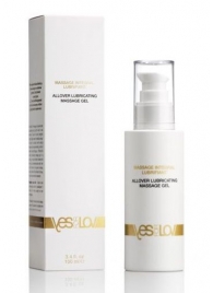 Массажный гель-смазка на силиконовой основе Allover Massage Gel - 100 мл. - YESforLOV - купить с доставкой в Челябинске