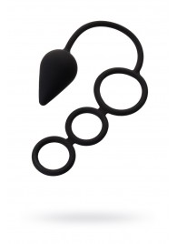 Тройное эрекционное кольцо с анальным хвостом Drop M-size - Erotist Adult Toys - в Челябинске купить с доставкой