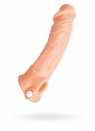 Удлиняющая насадка на пенис с вибрацией - 18,5 см. - ToyFa - в Челябинске купить с доставкой