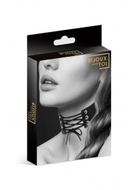 Оригинальный ошейник-чокер со шнуровкой - Bijoux Pour Toi - купить с доставкой в Челябинске
