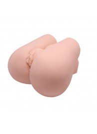 Реалистичный мастурбатор с вибрацией и двумя тоннелями - вагиной и анусом - Baile - в Челябинске купить с доставкой