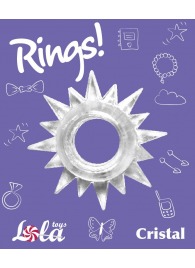 Прозрачное эрекционное кольцо Rings Cristal - Lola Games - в Челябинске купить с доставкой