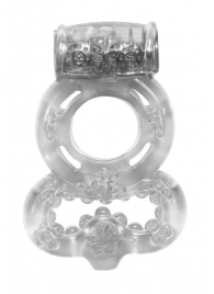 Прозрачное эрекционное кольцо Rings Treadle с подхватом - Lola Games - в Челябинске купить с доставкой