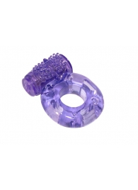 Фиолетовое эрекционное кольцо с вибрацией Rings Axle-pin - Lola Games - в Челябинске купить с доставкой