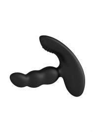 Черный силиконовый стимулятор простаты Levett Nitoc с пультом ДУ - Levett - в Челябинске купить с доставкой