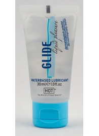 Интимная смазка на водной основе Glide - 30 мл. - HOT - купить с доставкой в Челябинске