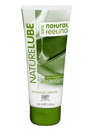 Лубрикант на водной основе NatureLube с алоэ вера - 100 мл. - HOT - купить с доставкой в Челябинске