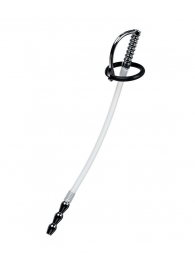 Силиконовый уретральный плаг со сменными фиксирующими кольцами Metal - ToyFa - купить с доставкой в Челябинске