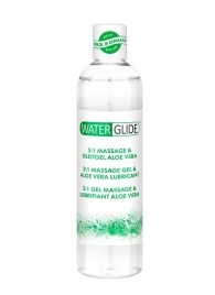 Гель-смазка 2-в-1 MASSAGE   LUBRICANT ALOE VERA - 300 мл. - Waterglide - купить с доставкой в Челябинске