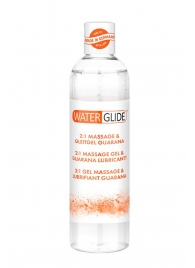 Гель-смазка 2-в-1 MASSAGE   LUBRICANT GUARANA - 300 мл. - Waterglide - купить с доставкой в Челябинске