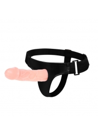 Телесный фаллоимитатор на трусиках Jessica Strap-On - 15,5 см. - Baile - купить с доставкой в Челябинске