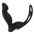 Черный вибромассажер простаты P-PLEASER W ERECTION ENHANCE - Dream Toys - в Челябинске купить с доставкой