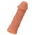 Телесная реалистичная насадка KOKOS Extreme Sleeve 05 с дополнительной стимуляцией - 12,7 см. - KOKOS - в Челябинске купить с доставкой