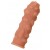 Телесная реалистичная насадка KOKOS Extreme Sleeve 11 с дополнительной стимуляцией - 12,7 см. - KOKOS - в Челябинске купить с доставкой