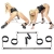Комплект наручников и наножников с распорками Spread  em Bar and Cuff Set - Pipedream - купить с доставкой в Челябинске