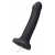 Черный фаллос с имитацией эякуляции Silicon Cum Dildo L - 19,6 см. - Strap-on-me - купить с доставкой в Челябинске
