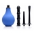 Анальный душ с 3 насадками Premium One-way Valve Anal Douche Set - XR Brands - купить с доставкой в Челябинске