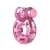 Розовое эрекционное виброкольцо Pink Bear - Baile - в Челябинске купить с доставкой