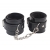 Черные оковы на ноги Obey Me Leather Ankle Cuffs - Chisa - купить с доставкой в Челябинске