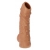 Телесная насадка с пупырышками и открытой головкой Nude Sleeve L - 14 см. - KOKOS - в Челябинске купить с доставкой
