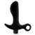 Черный анальный вибратор Silicone Vibrating Prostate Massager 01 - 10,8 см. - Blush Novelties - в Челябинске купить с доставкой