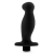 Черный анальный вибромассажёр Silicone Vibrating Prostate Massager 02 - 10,8 см. - Blush Novelties - в Челябинске купить с доставкой