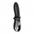 Черный анальный вибратор Hot Passion с функцией нагрева - Satisfyer - в Челябинске купить с доставкой