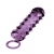Закрытая фиолетовая насадка с пупырышками SAMURAI PENIS SLEEVE PURPLE - 14,5 см. - NMC - в Челябинске купить с доставкой