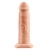 Телесный реалистичный фаллоимитатор с полостью Silicone Hollow Extension - 20 см. - Pipedream - купить с доставкой в Челябинске