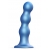 Голубая насадка Strap-On-Me Dildo Plug Balls size S - Strap-on-me - купить с доставкой в Челябинске