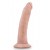 Телесный фаллоимитатор-реалистик 7 Inch Posable Dildo - 19 см. - Blush Novelties