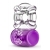 Фиолетовое эрекционное виброкольцо Pleaser Rechargeable C-Ring - Blush Novelties - в Челябинске купить с доставкой