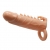 Телесная удлиняющая насадка Penis Sleeve Emmitt - 17 см. - Baile - в Челябинске купить с доставкой