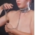 Серебристый ошейник из искусственной кожи - Sitabella - купить с доставкой в Челябинске