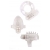 Набор из 3 прозрачных эрекционных колец с вибрацией Teasers Ring Kit - Chisa - в Челябинске купить с доставкой